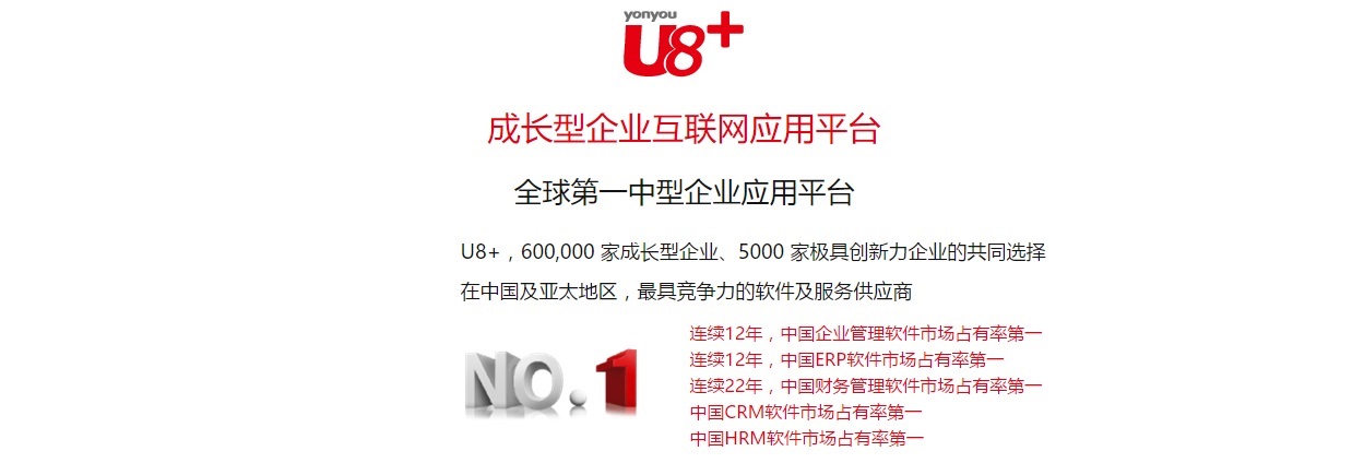 <strong>管理軟件，就選用友U8</strong>
